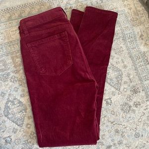 Kut From The Kloth Cranberry Cordoroy Pants